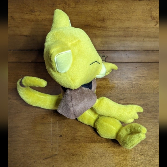 Pokemon Abra Sitting Original Plush 8in Nintendo Toy - Picture 5 of 6